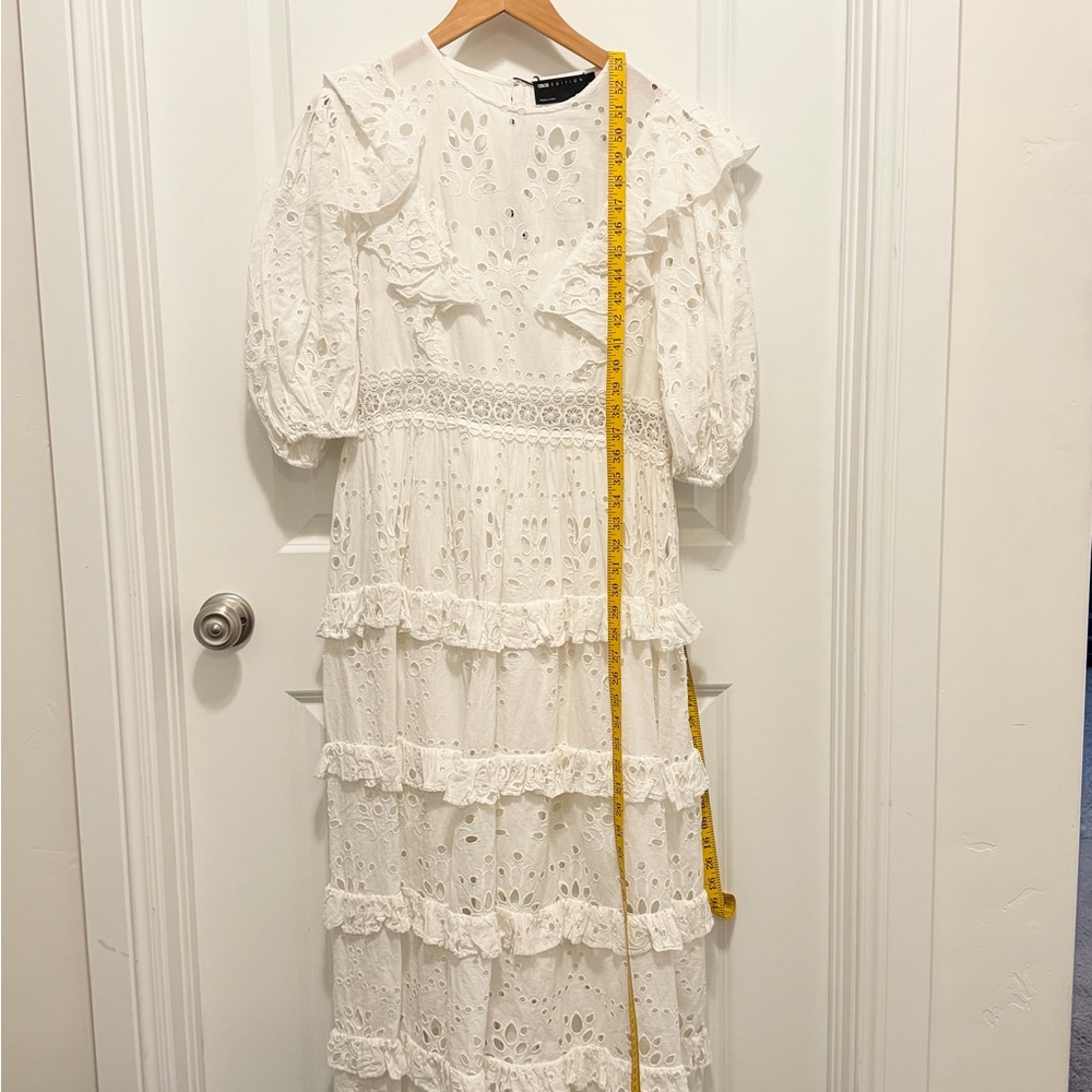 ASOS DESING eyelet tiered maxi dress - Picture 10 of 15